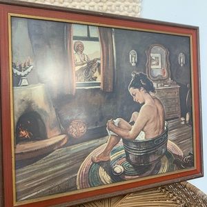 Original print “Saturday Night On The Ranch”